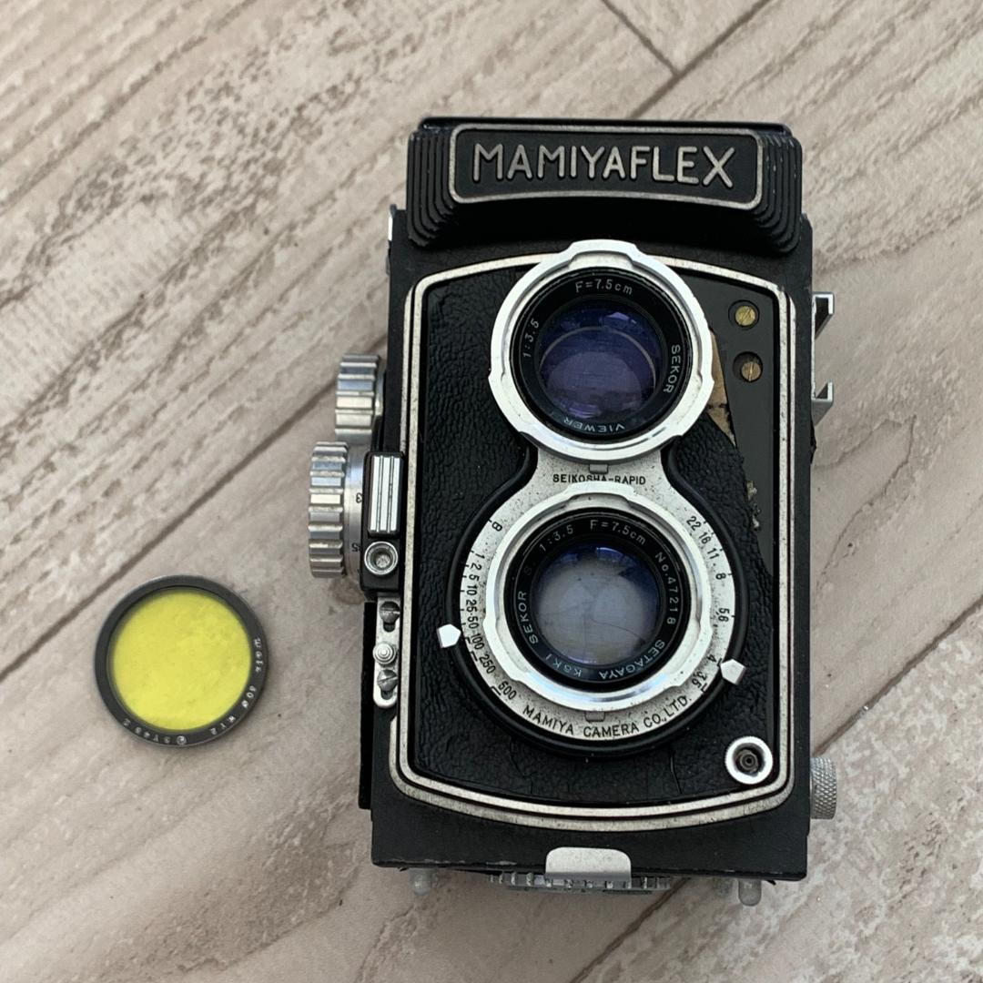 【現状品】マミヤフレックス オートマットB 二眼レフ 6×6 フィルムカメラ