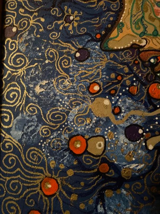 油彩　画家Y KIDAの銘有