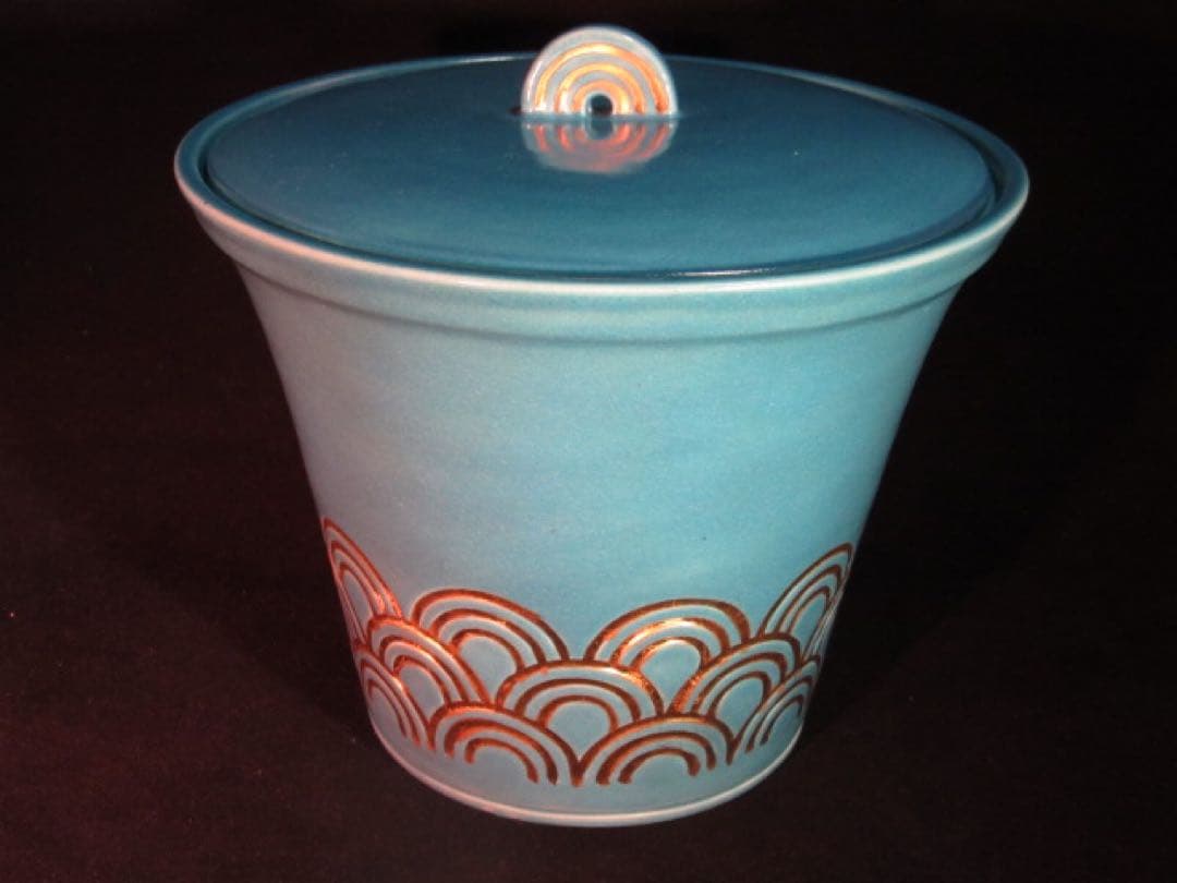 萬古焼　皆具　即中斎箱　表千家