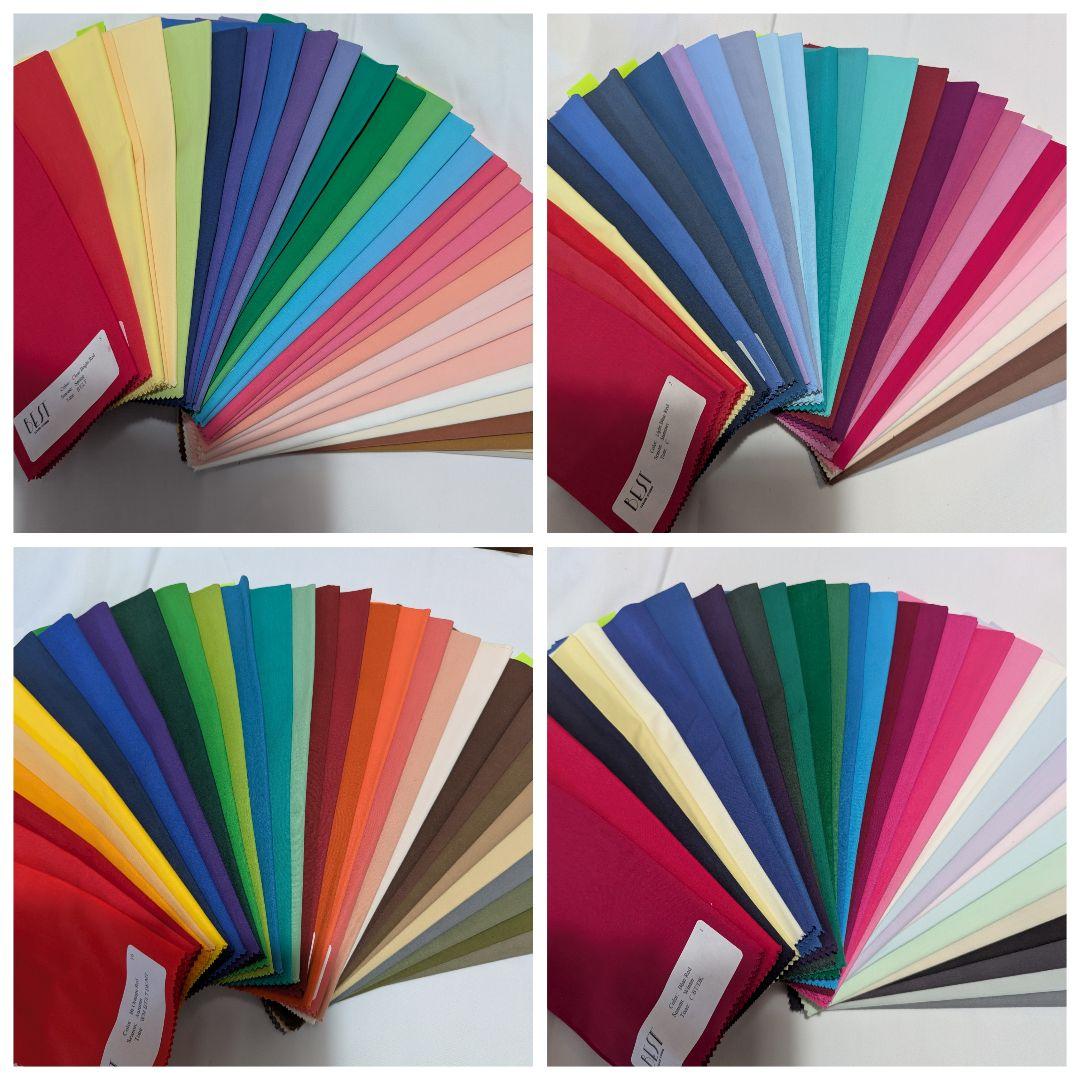 パーソナルカラー　ドレープ120色セット　手芸　パッチワーク生地にも