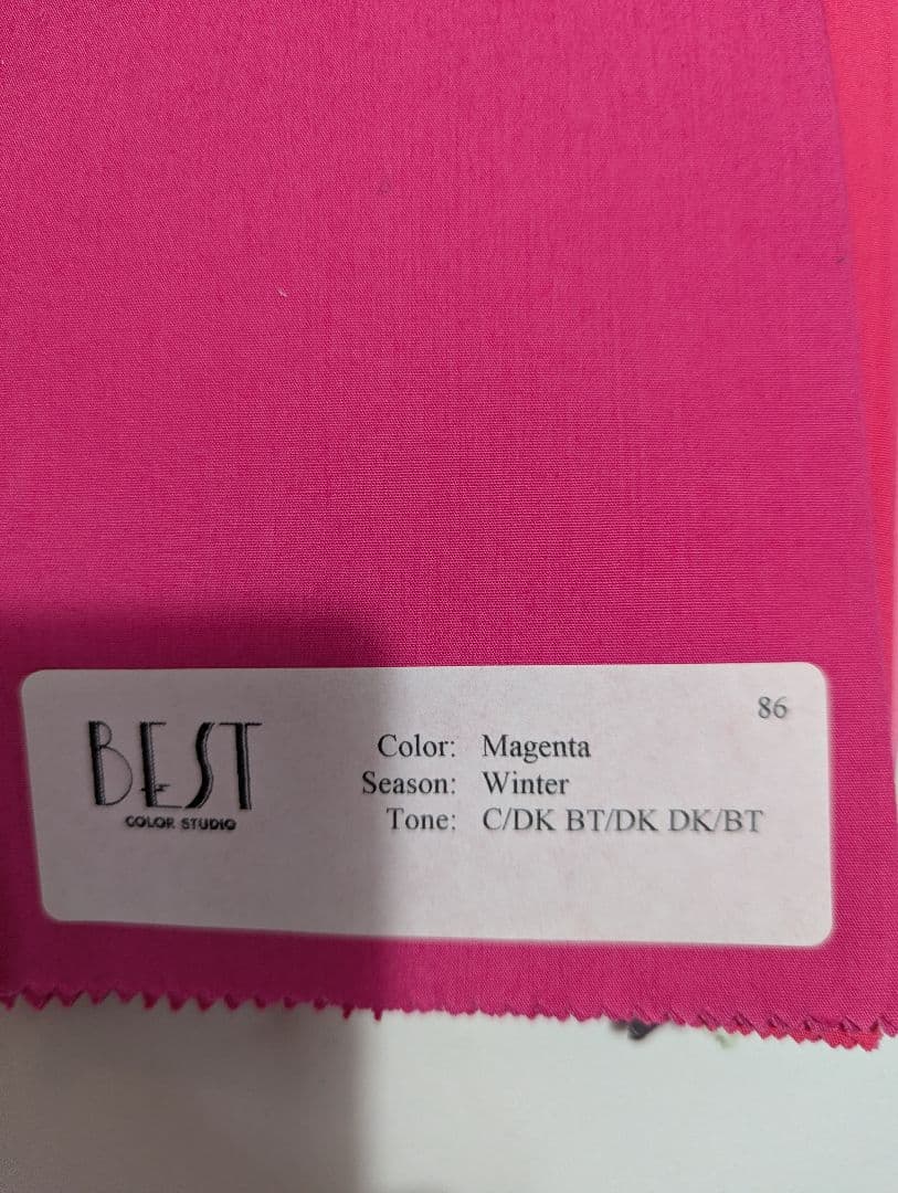 パーソナルカラー　ドレープ120色セット　手芸　パッチワーク生地にも