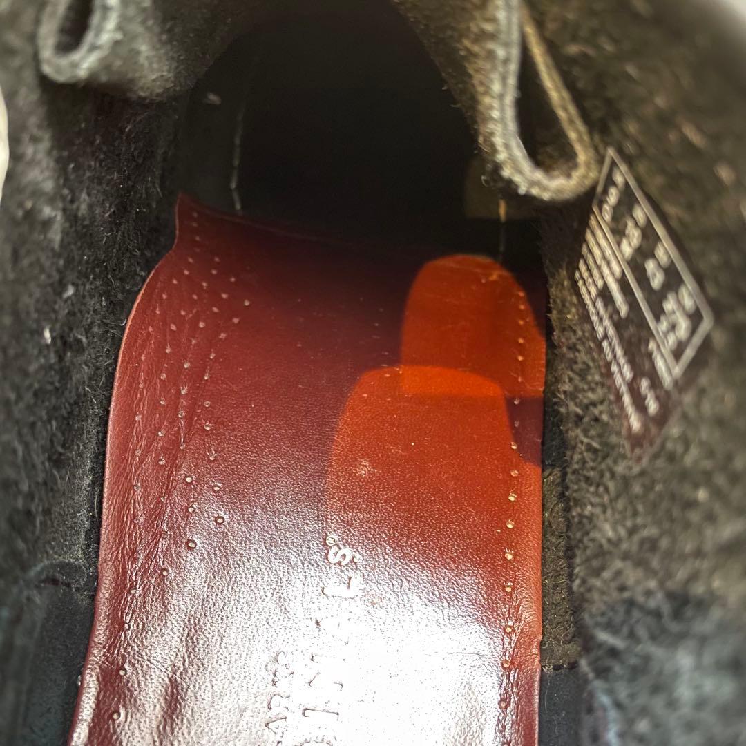 ✨大人気✨クラークス Clarks ワラビーブーツ オールレザー【27】ブラック