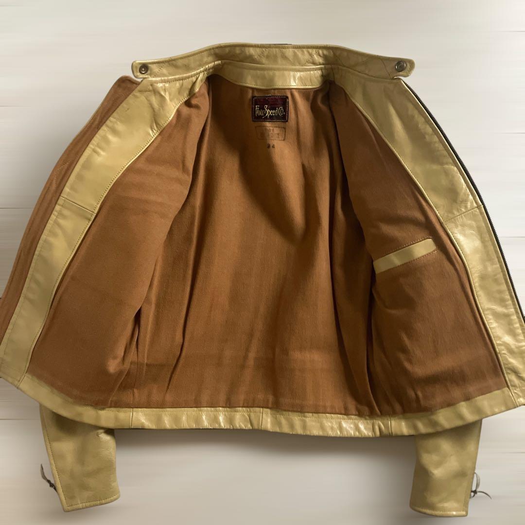 FourSpeed シングルライダース 34サイズ ルイスレザー エアロレザー