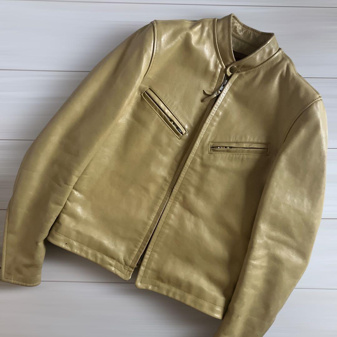 FourSpeed シングルライダース 34サイズ ルイスレザー エアロレザー