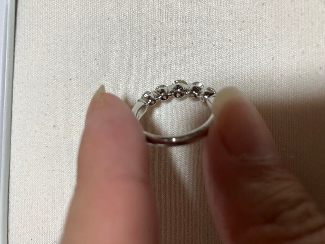 美品☆1カラット超　Pt900鑑別書付きダイヤモンドリング