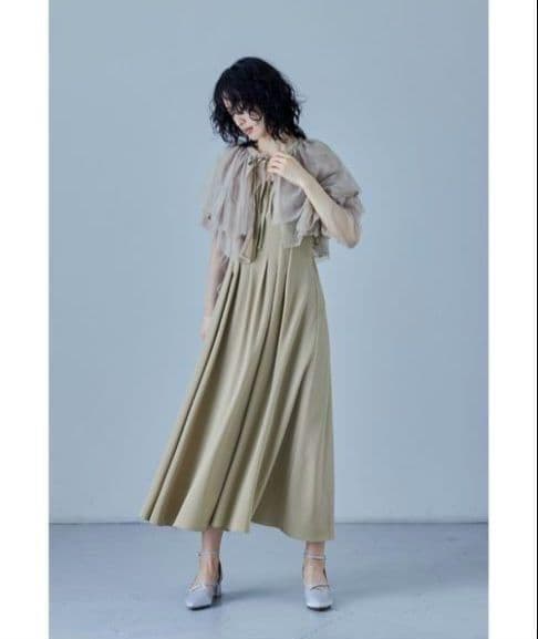 極美品 ドリードール niana ボレロ ケープ ドレス M 結婚式 お呼ばれ