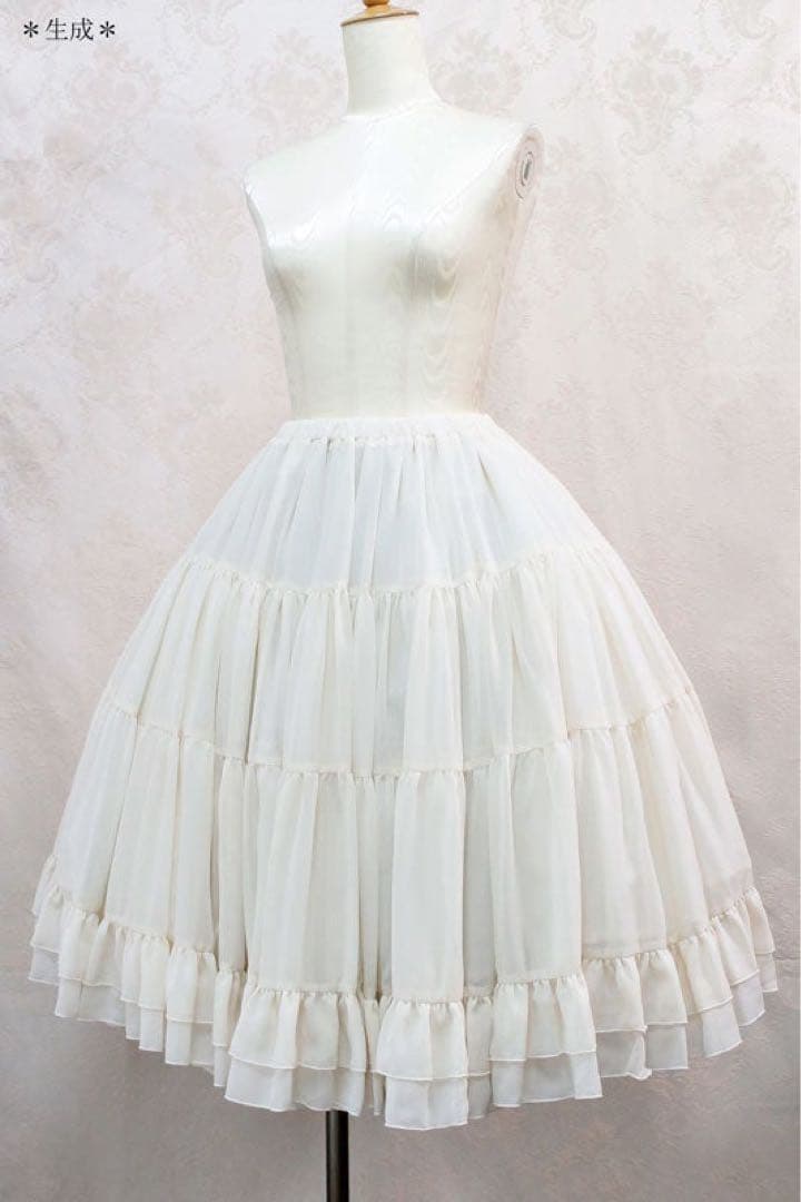 タグ付Victorian maiden シフォンフリルペチコート