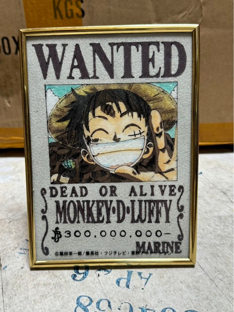 ワンピース　宝石画　手配書　ナミ　ONE PIECE イラスト　ポスター