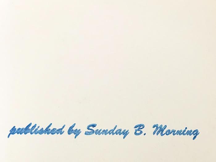 Sunday B モナリザ Black on Vellum/ポスター