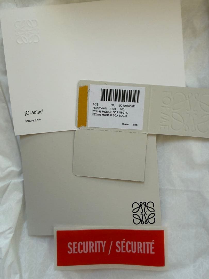 ゆきこLOEWE ロエベモヘアウールマフラー