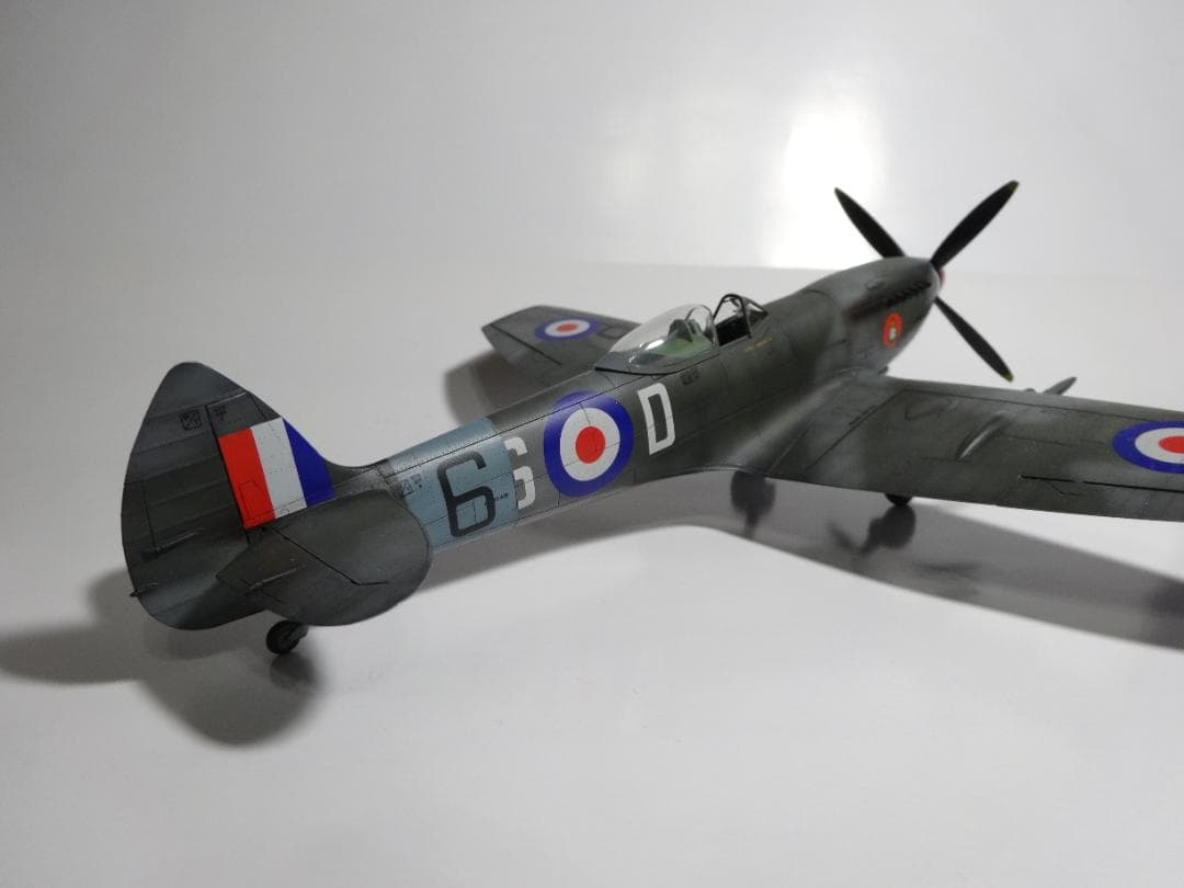 エデュアルド1/48「スピットファイア」完成品