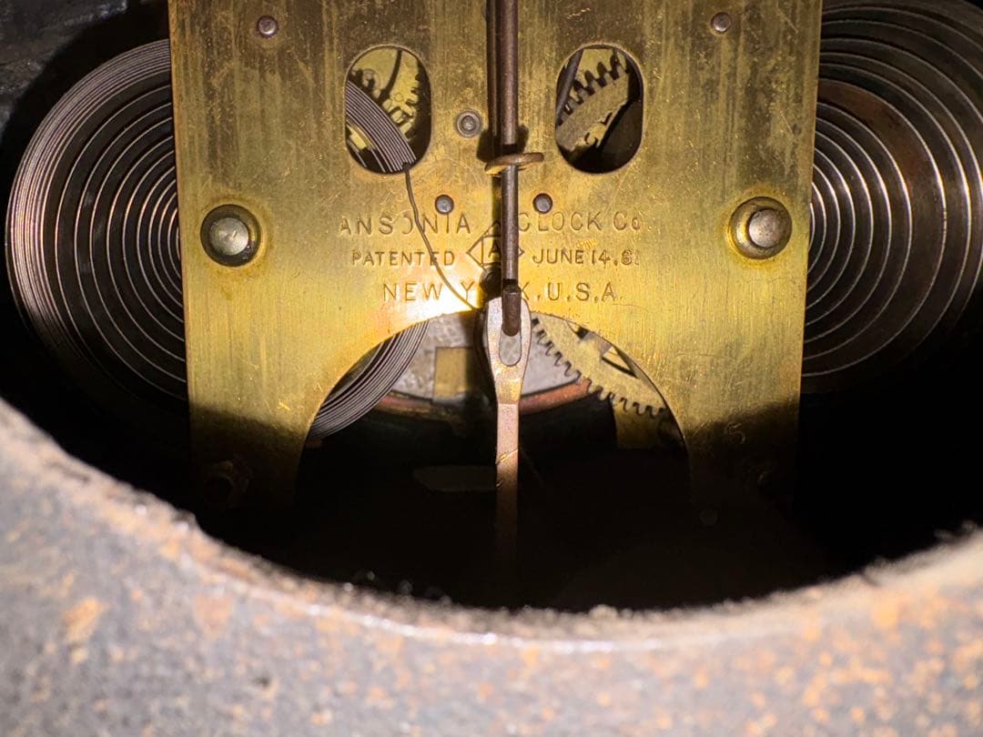 ANSONIA アンソニア　ヴィンテージ　アンティーク置時計