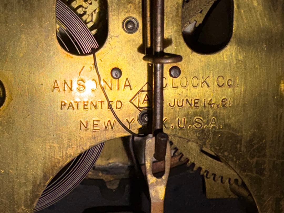 ANSONIA アンソニア　ヴィンテージ　アンティーク置時計