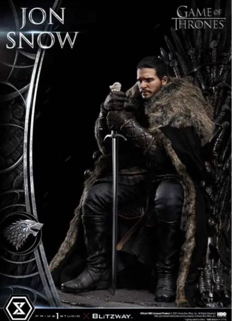 超レア限定　ゲーム・オブ・スローンズ ジョン・スノウ　1/4スケール　フィギュア