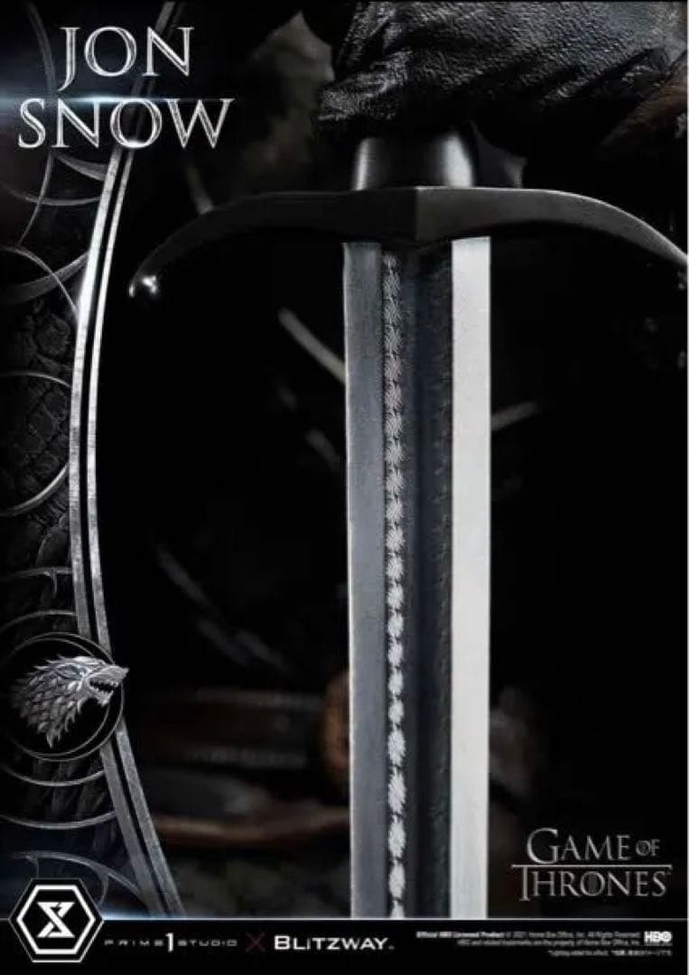 超レア限定　ゲーム・オブ・スローンズ ジョン・スノウ　1/4スケール　フィギュア
