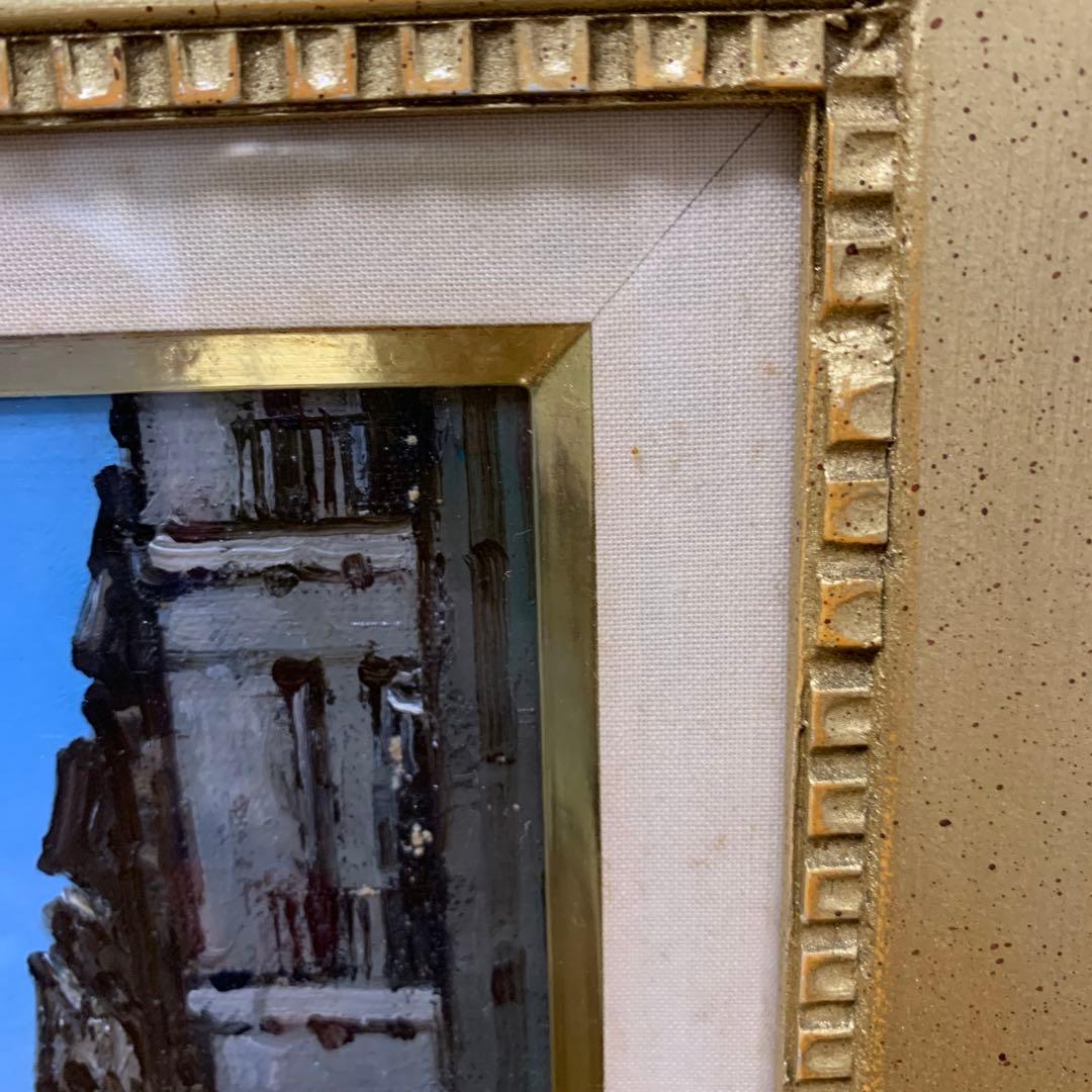 絵画　インテリアポスター　額　サクレ クール 遠望　小山洋