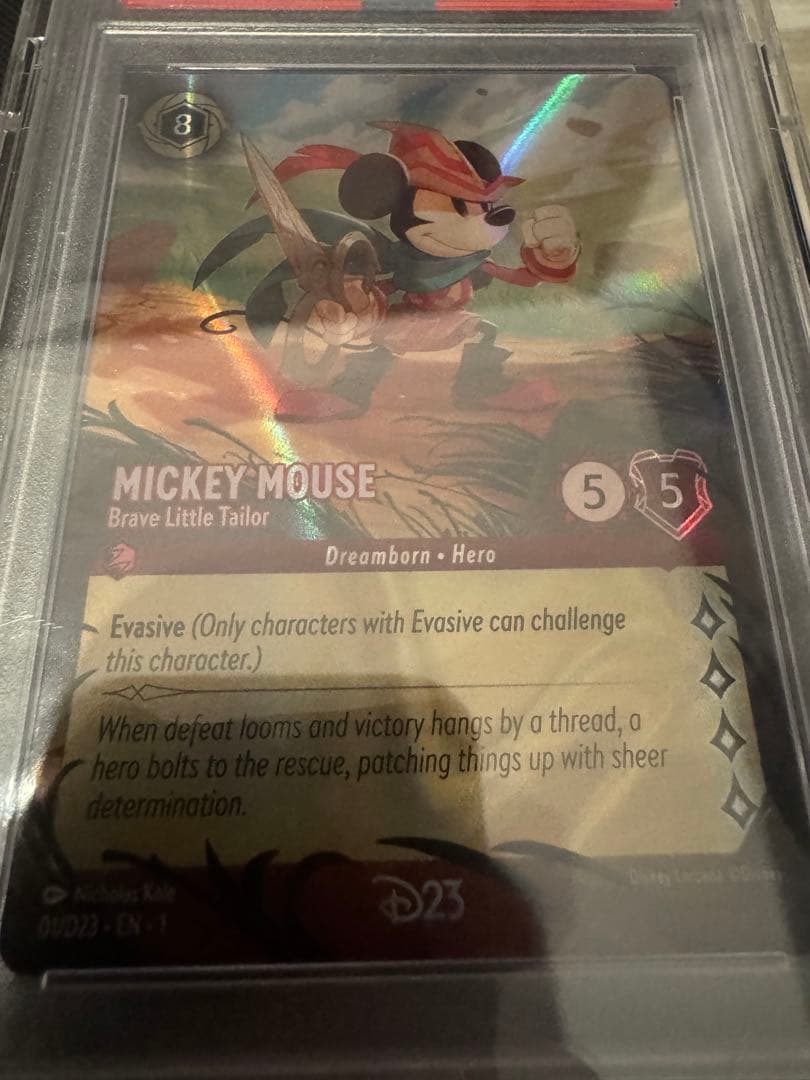 PSA10 ディズニー ロルカナ D23 オズワルド ミッキー 2枚セット