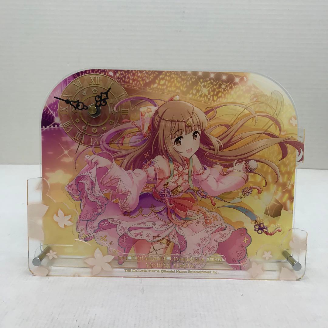 アイドルマスター シンデレラガールズ 依田芳乃 BIGアクリル置時計 ミニ屏風
