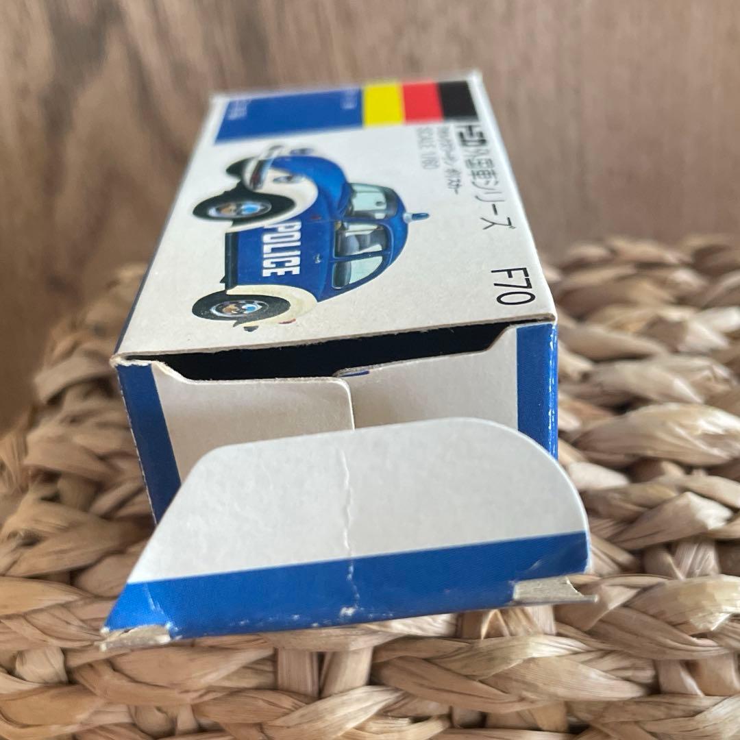 〈トミカ〉青箱 F70 フォルクスワーゲン ポリスカー 黒 (日本製)