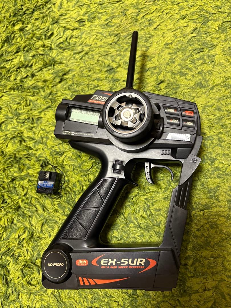 KO製プロポ2.4GHz EX-5UR 受信機　ESC付き
