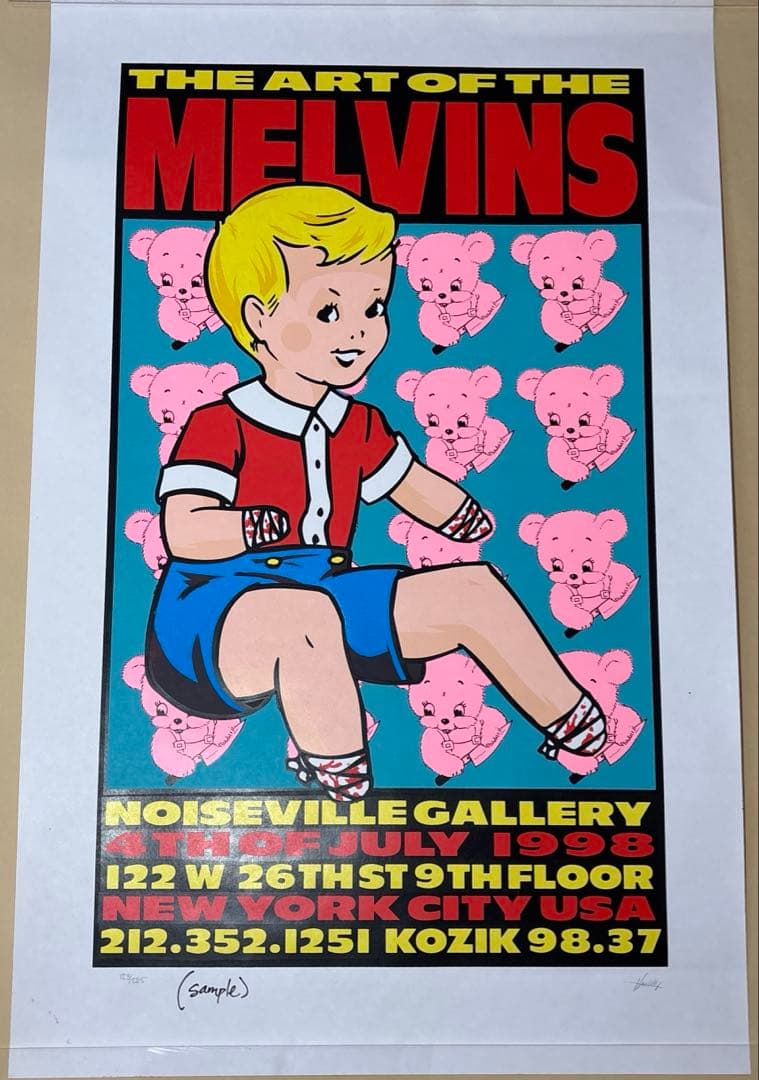 KOZIK MELVINS シルクスクリーンポスター
