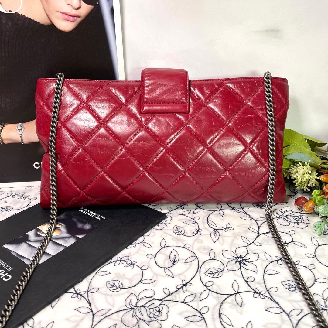 CHANEL シャネル【極美品】マトラッセ ココマーク チェーンショルダーバッグ