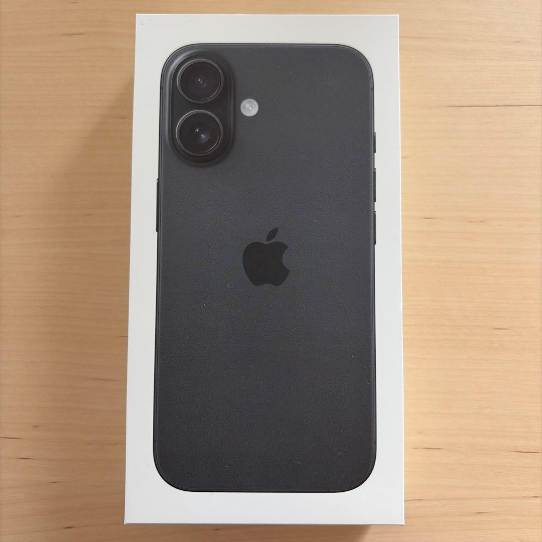 【未開封・SIMフリー】iPhone16 128GB Black