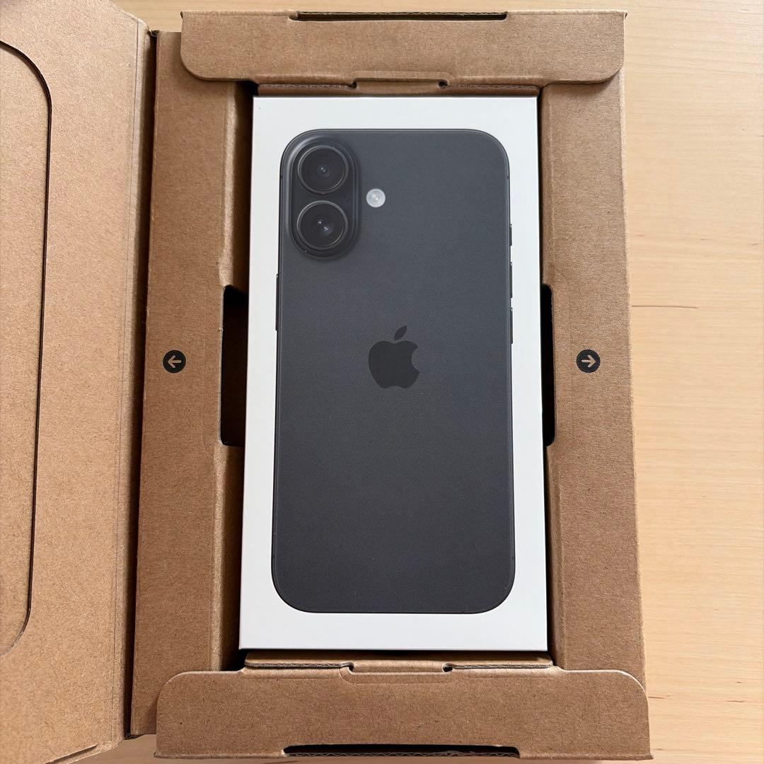 【未開封・SIMフリー】iPhone16 128GB Black