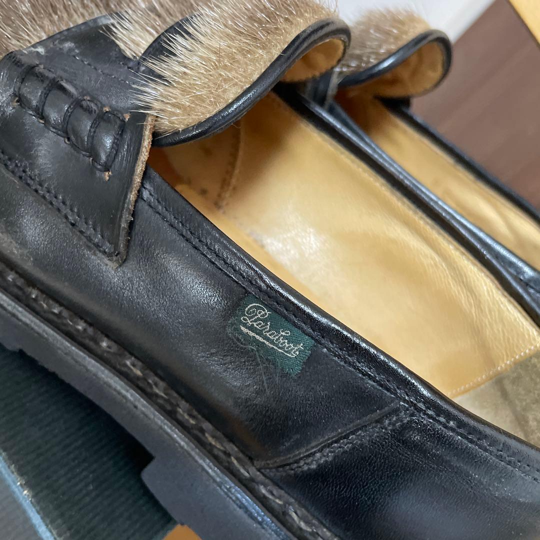 パラブーツ　ランス　フォック　アザラシ　UK8 ブラック　Paraboot