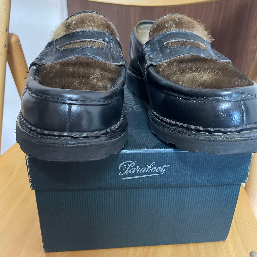 パラブーツ　ランス　フォック　アザラシ　UK8 ブラック　Paraboot