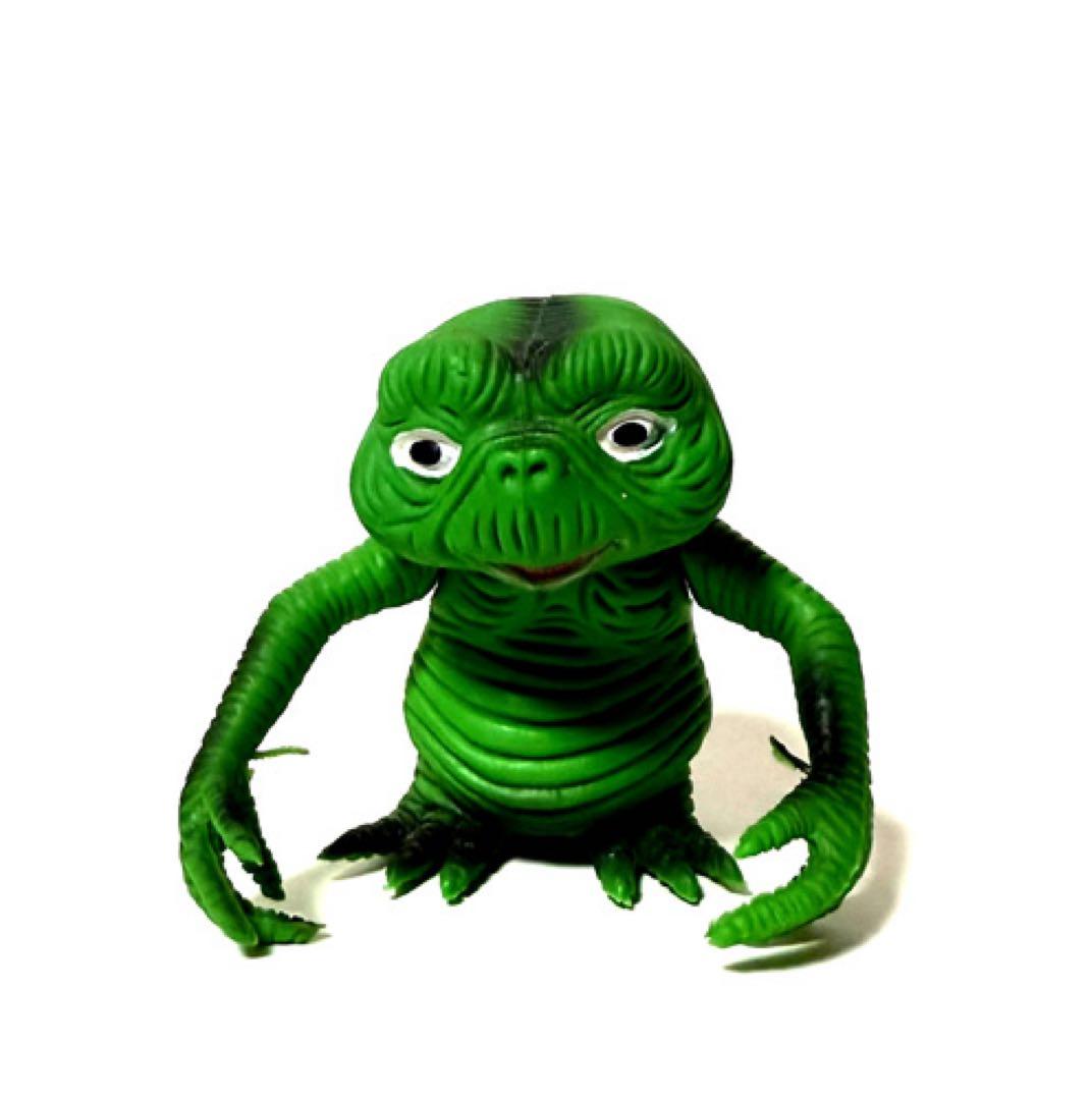 当時物 E.T. グリーン ラバー フィギュア GREEN E.T