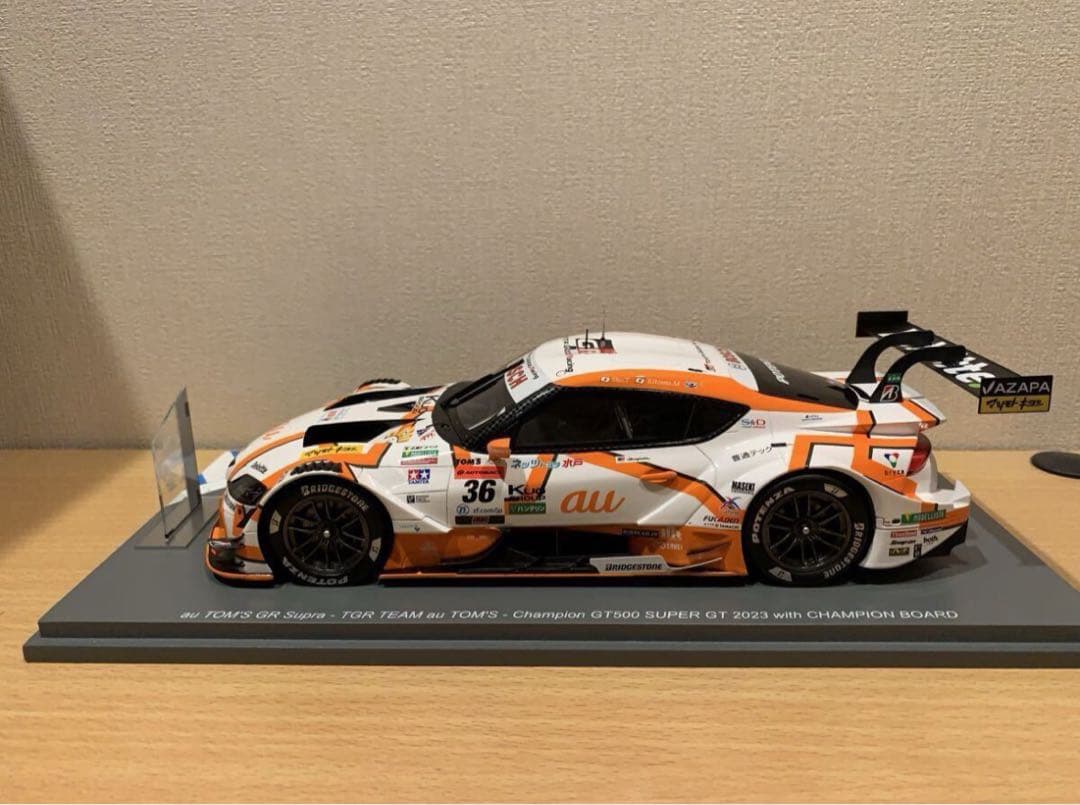 超希少 1/18 受注限定 au TOM'S Supra 2023 チャンピオン