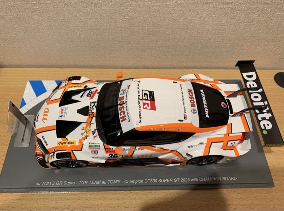 超希少 1/18 受注限定 au TOM'S Supra 2023 チャンピオン