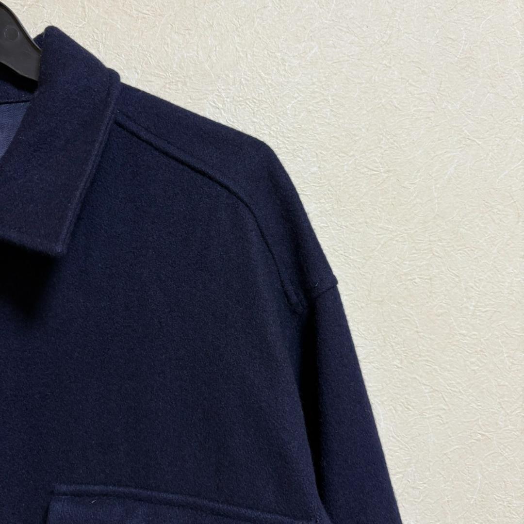 STUSSY CPOジャケット Sサイズ ウール 90s ネイビー