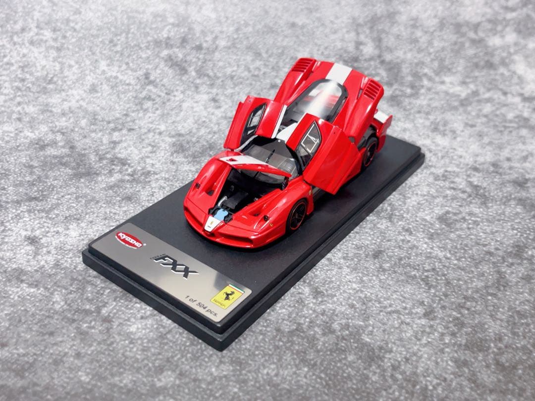 504台限定　京商 MR 1/43 Ferrari FXX フル開閉　赤