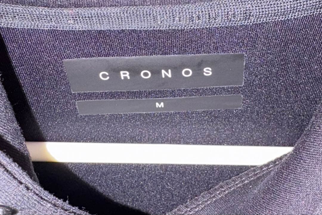 CRONOS CIRCLE LOGO HOODIE BLACK クロノス