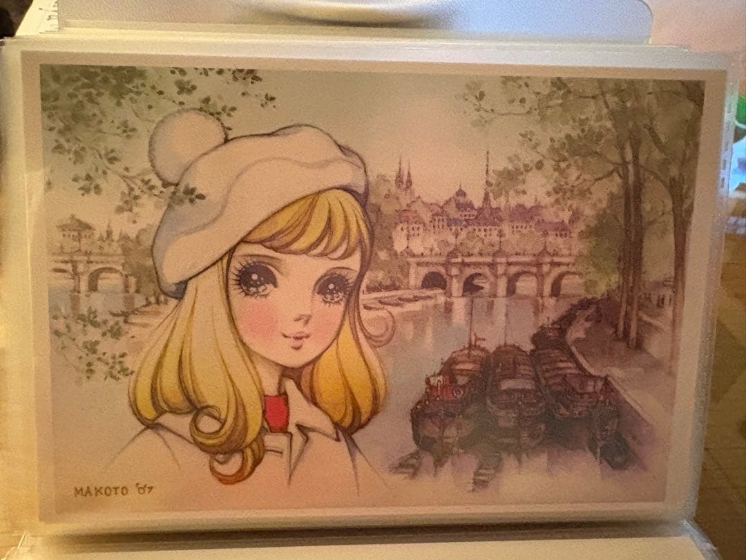 高橋真琴　ポストカードセット　60枚　ファイル付き