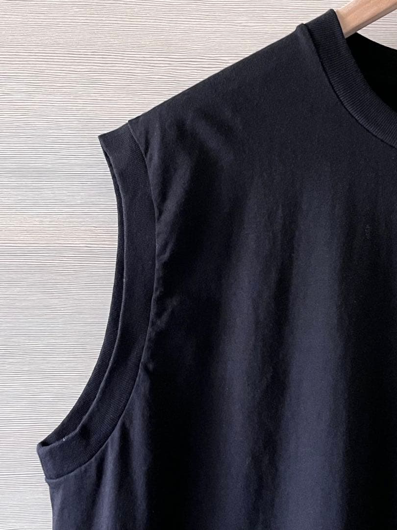 COMOLI コモリ コットンジャージノースリーブ4 B01-05011