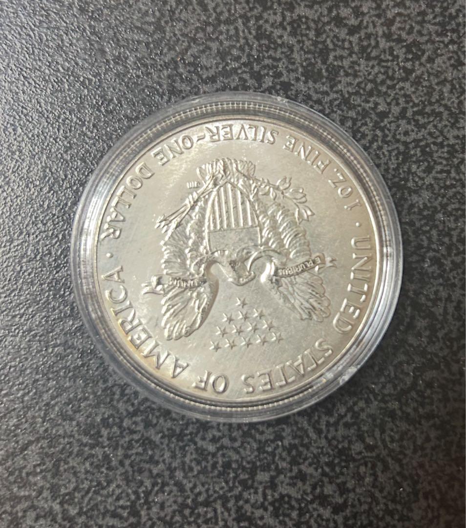 1989年製アメリカンイーグル銀貨