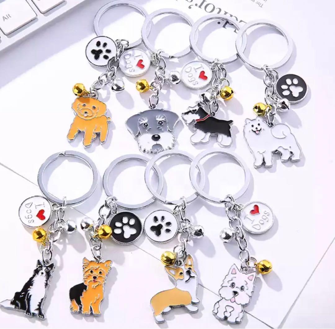 犬 ダックスフンド チャーム レディース キーホルダー  ダックス アクセサリー