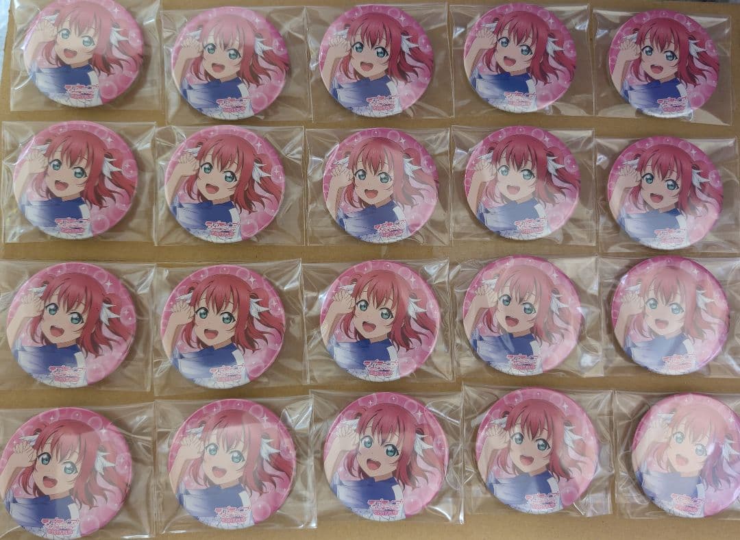 Aqours ドリコン 缶バッジ ルビィ 20個セット