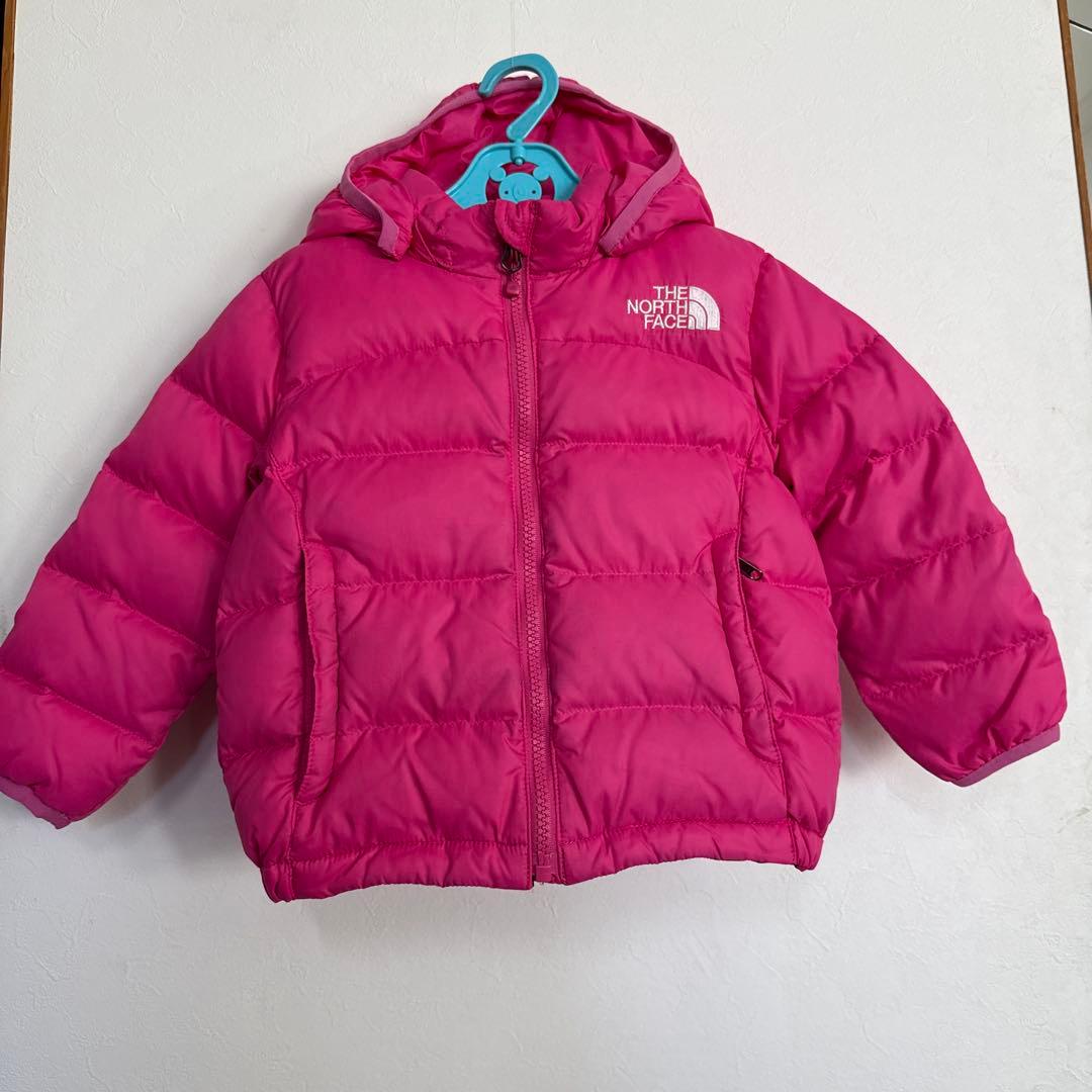 ノースフェイスダウン90cm ピンク