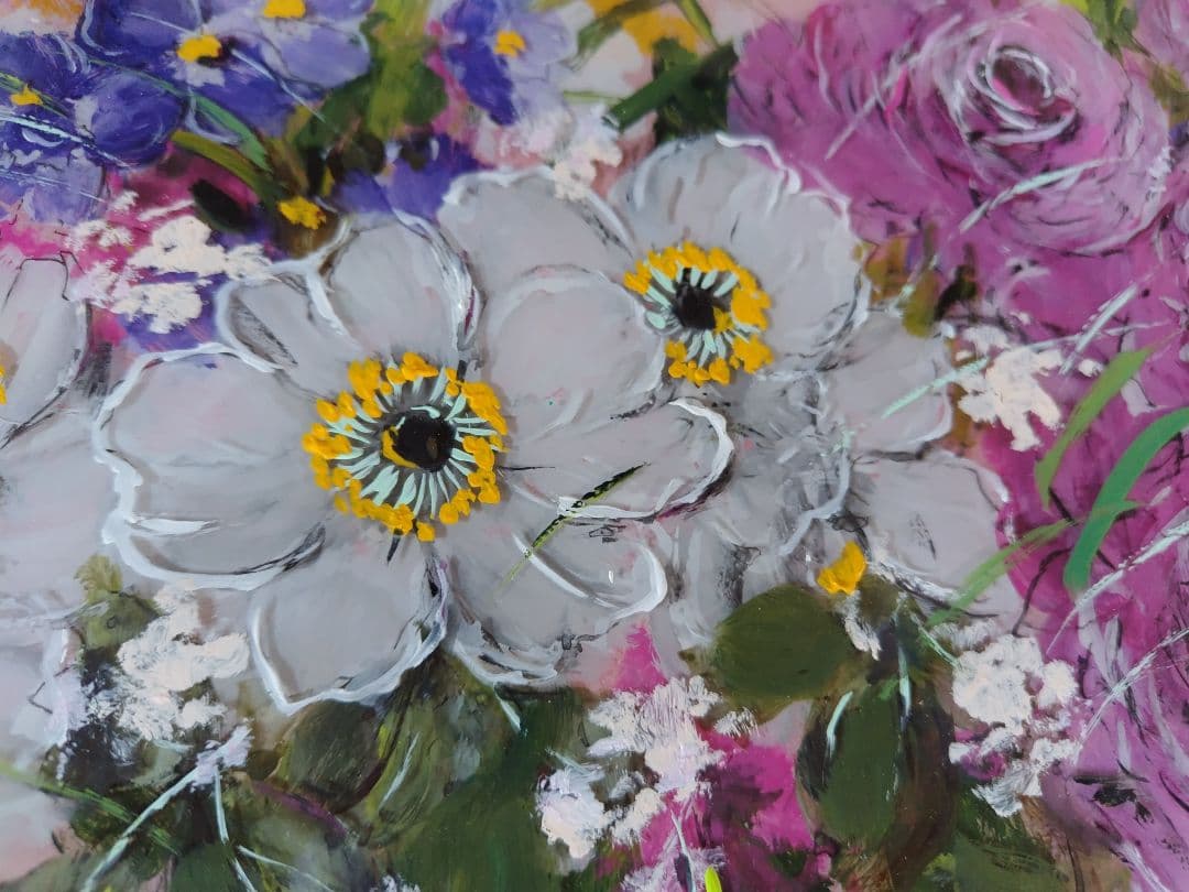 【特別価格】大野剛正「ときめき」アクラス画　ガラス絵 12/16まで