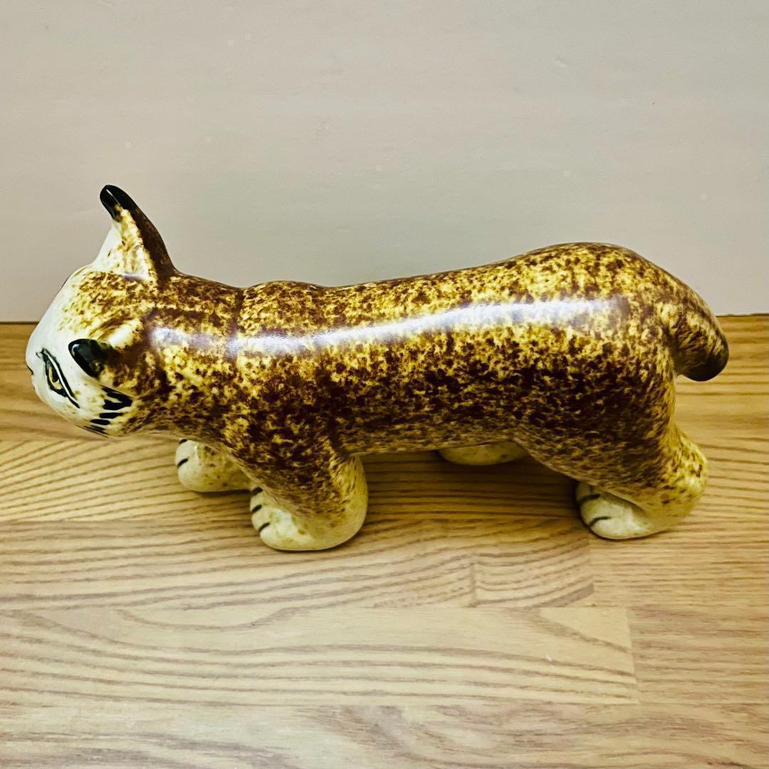 【リサラーソン/WWF/オオヤマネコ】北欧/ビンテージ/希少/山猫/Lodjur