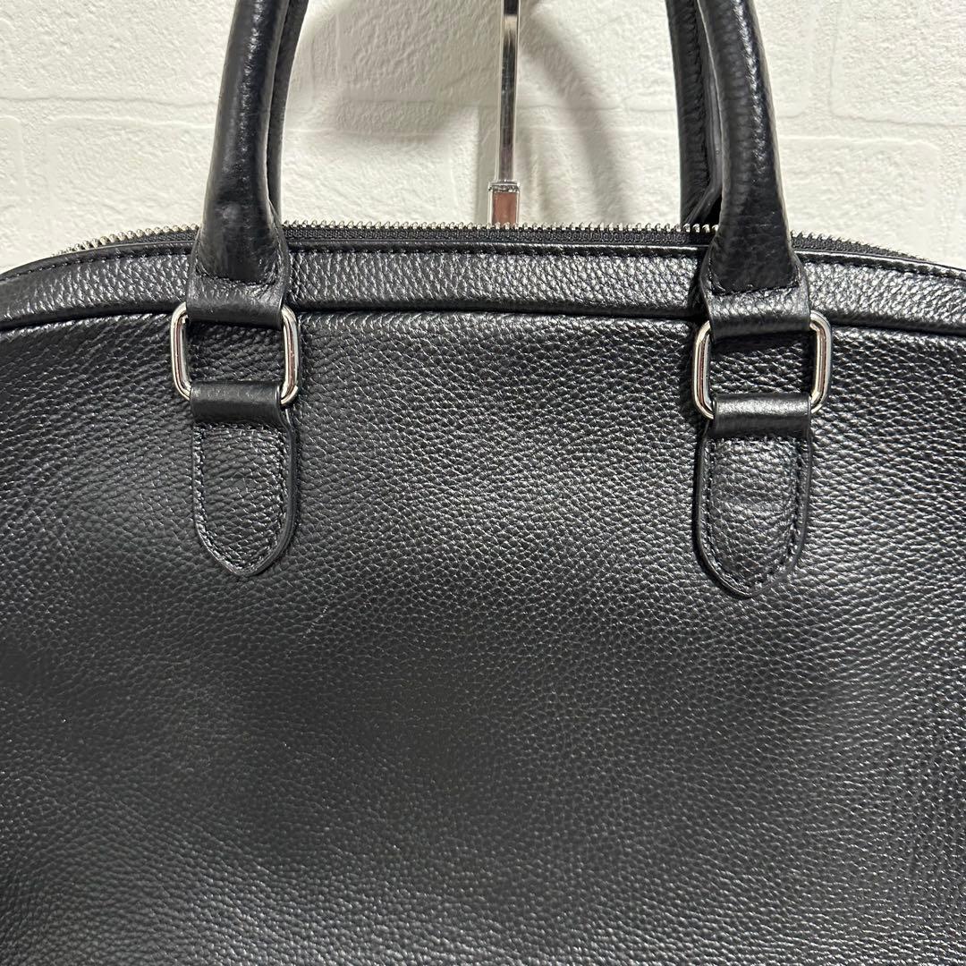 未使用級美品　MURA ムラ　ビジネスバッグ　ブラック　黒　レザー