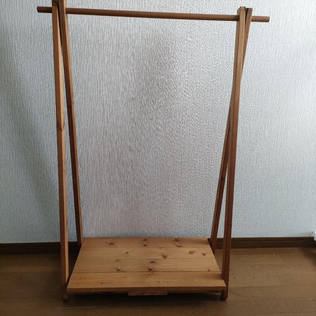 3838　アンテイーク　ハンガーラック　木製