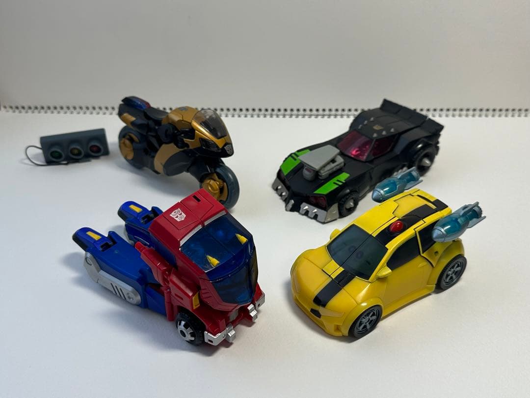 ミニカー transformers animated hasbro set