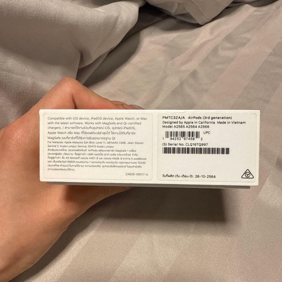 【新品未使用】AirPods (第3世代) 本体