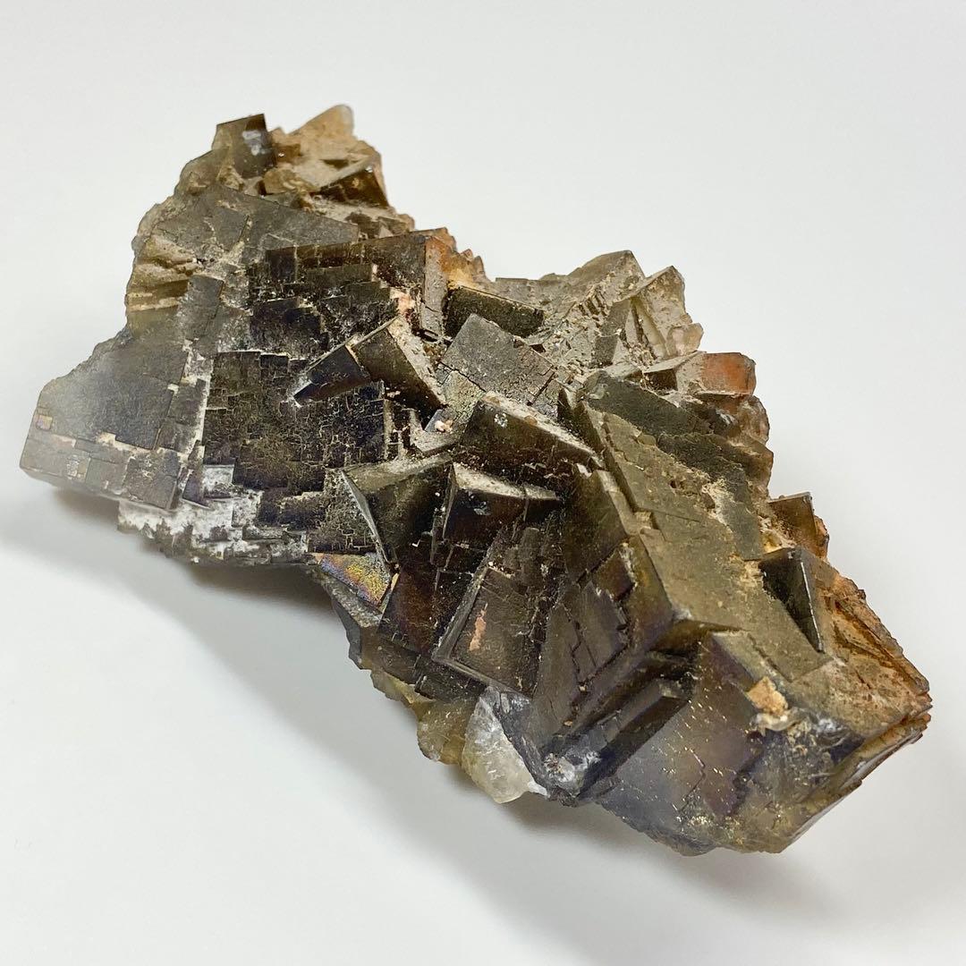 イリデッセンス　フローライト　9cm　酸化被膜　鉱物標本　原石　天然石　ストーン