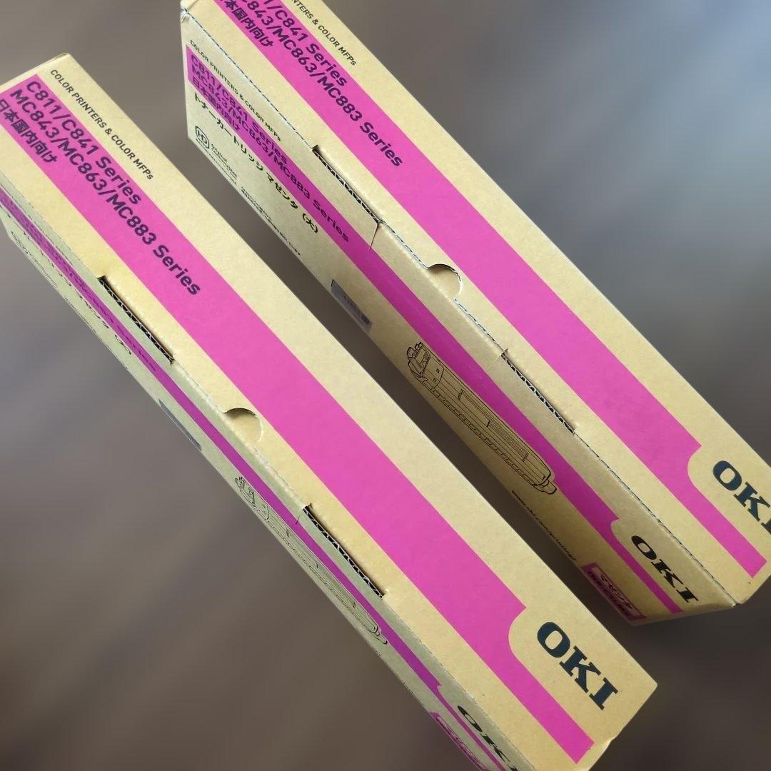 OKI TNR-C3LM2　トナーカートリッジ　マゼンダ（大）2個